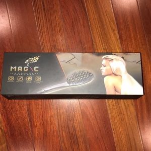 Magic hair straightening ceramic brush!